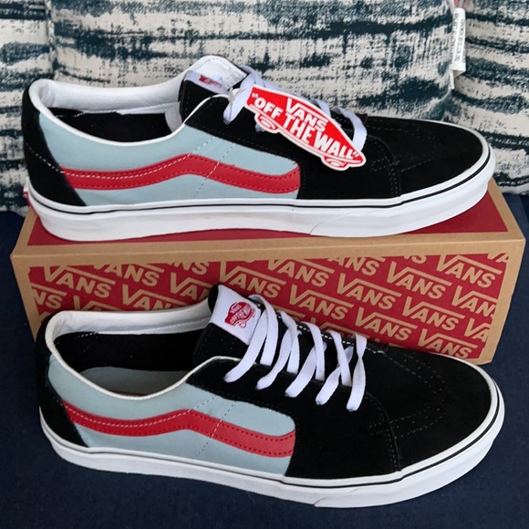 Vans Sk8-Low 2-Tone Black/Winter Sky MENS - Picture 2 of 16